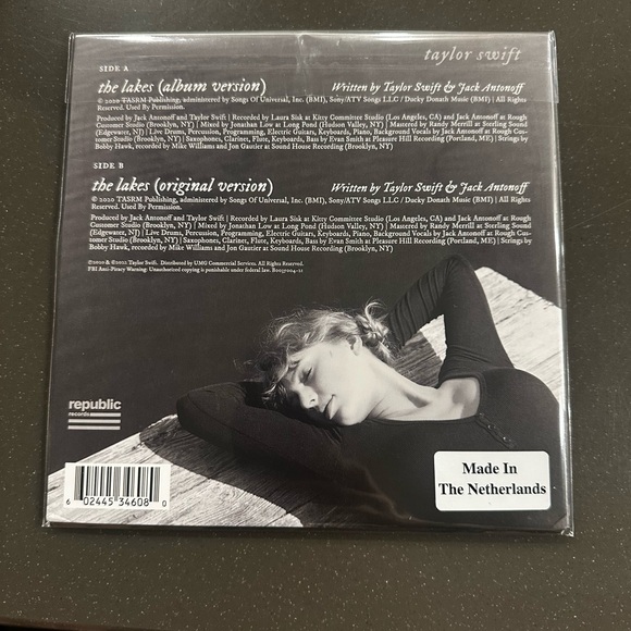 Taylor Swift The Lakes RSD Vinyl - Picture 2 of 2